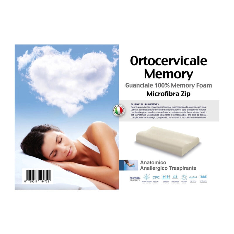 GUANCIALE MEMORY FOAM ORTOCERVIC ONDA H.11/13