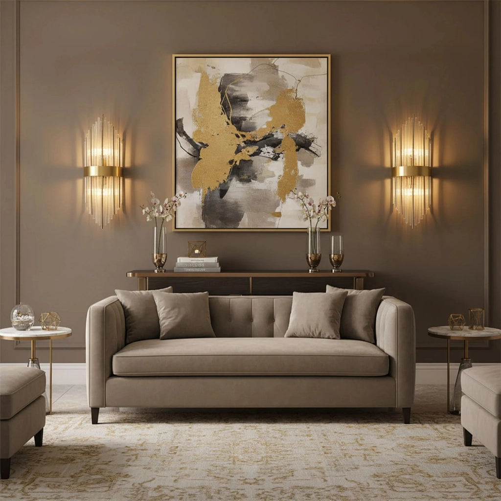 Lampada Da Parete APP1761-1W Brush Gold
