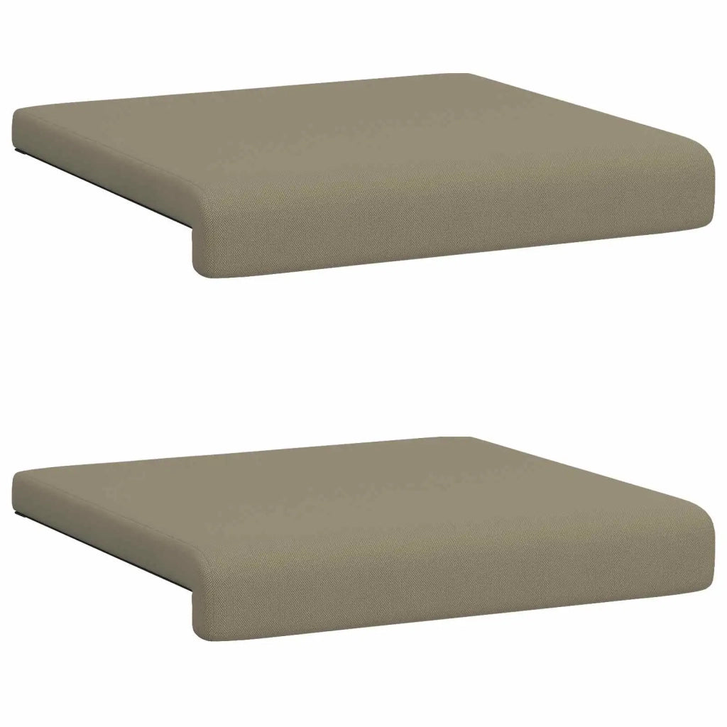 Cuscino per panchina 2 pcs Velvet testurizzato Cachi 42043081