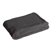 Plaid nera 130 x 170 cm FLANBERG
