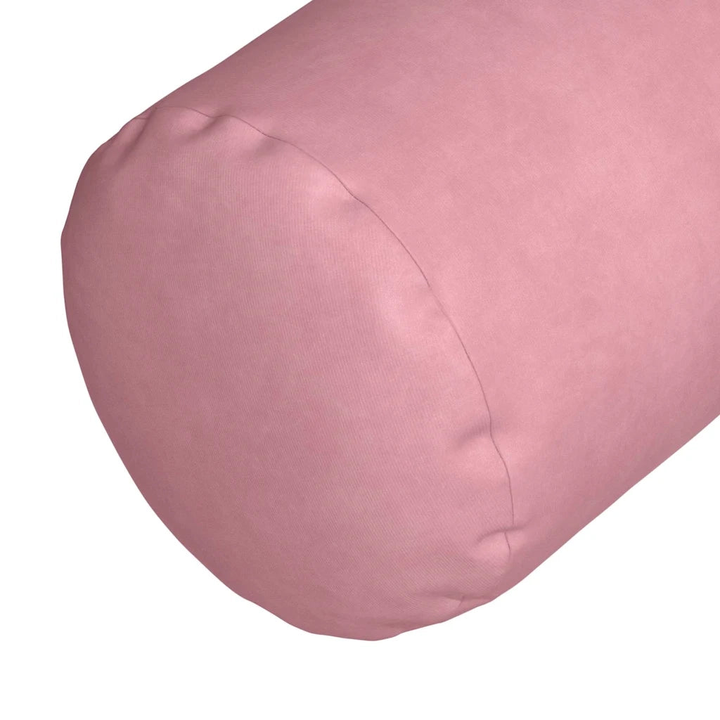 Cuscini a rullo 2 pz | Cuscini per sedie Rosa ? 15 x 40 cm Tessuto in Cords