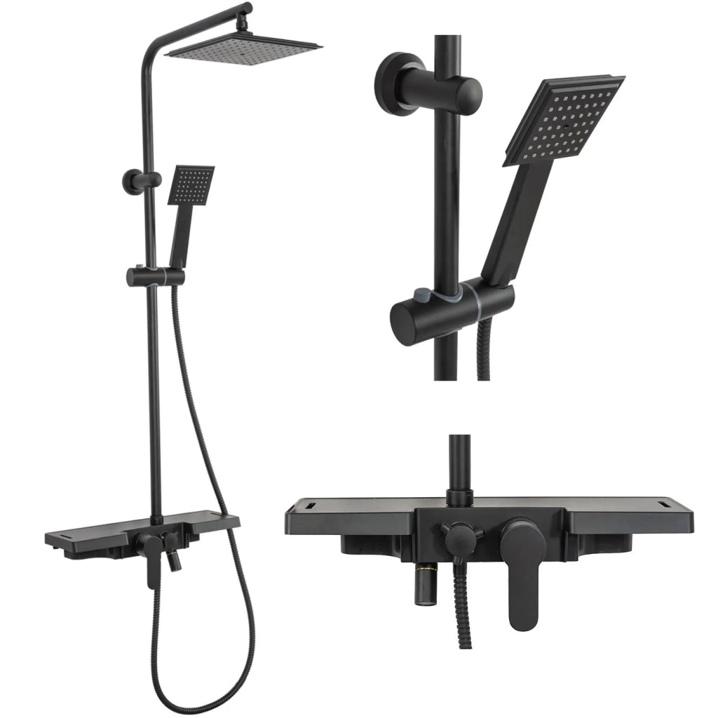 Set Doccia Rea Bravo Black