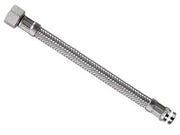 FLESSIBILE INOX PARIGI M3/8 - F1/2 FLEXCORE- - M 3/8 F 1/2 cm.20 - 5 pezzi PARIGI