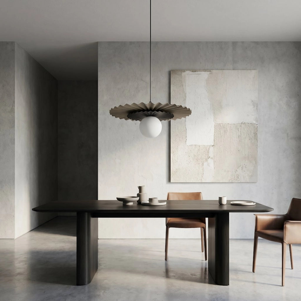 Lampada sospesa UMBRA Emibig 1xG9 beige/nero