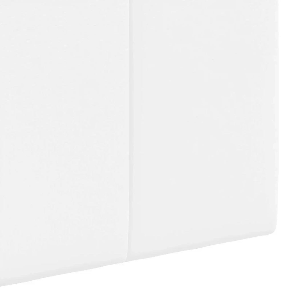Testiera sospesa Con luce LED Bianco Tessuto 3424746