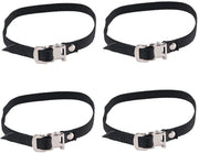 Pedali da bicicletta regolabili con clip - universali - 4 pezzi - nylon