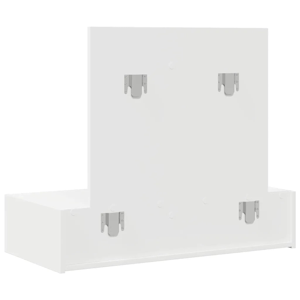Toeletta | Tavolo da Trucco Bianco 83 x 40 x 70 cm Legno multistrato