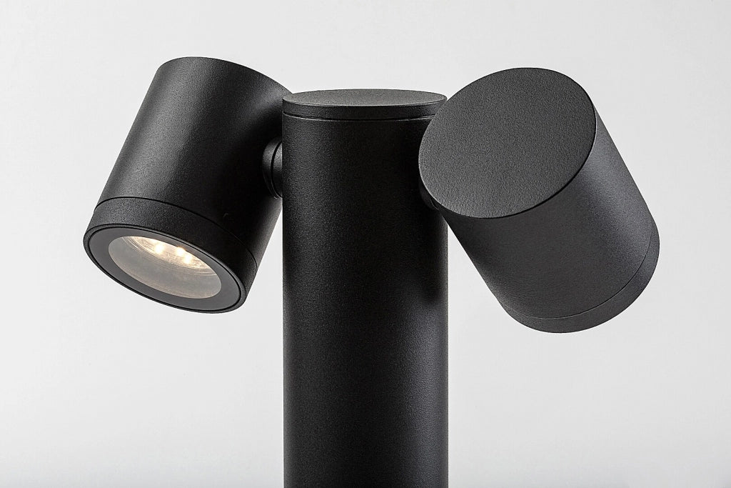 Lampada paletto esterno nero 44cm 2xGU10 IP44 Rabalux