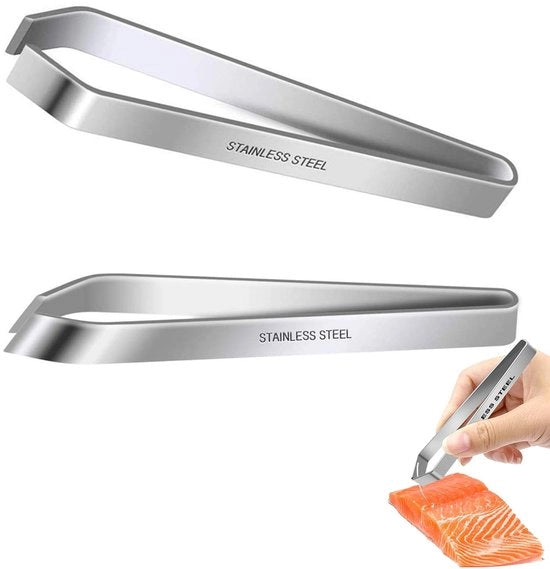 Pincetta a graffe professionale - progettata ergonomicamente - 1 pezzo - acciaio inox