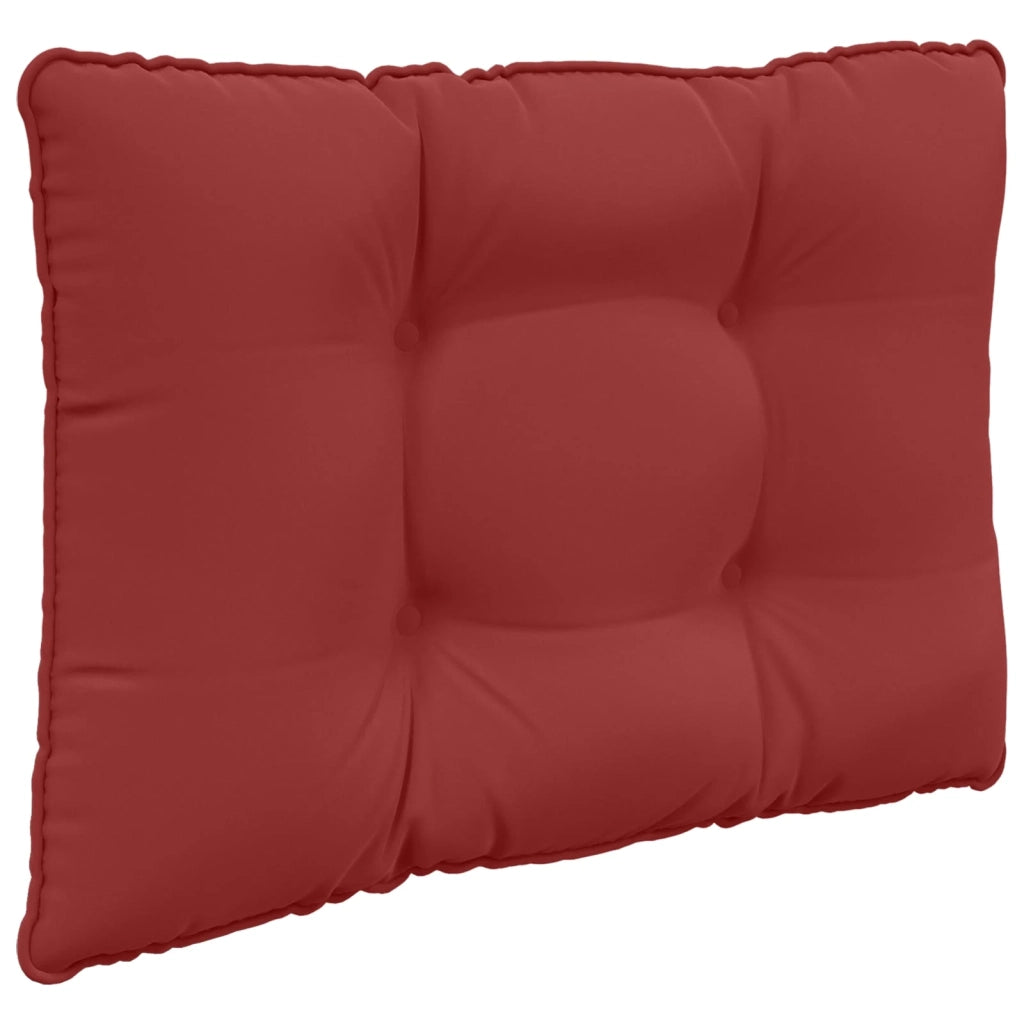 Cuscino per divano da esterno 2 pcs Rosso vino Poliestere