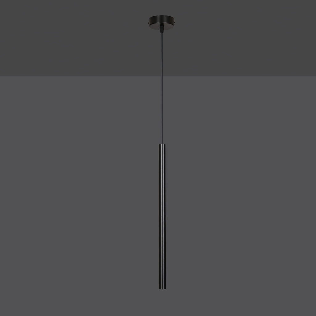 Lampada sospensione Emibig Selter 1 nera G9 metallo 120cm