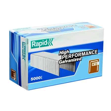 GRAFFE PER CUCITRICE PNEUMATICA 'PS 141' H. 12 mm - conf. 5000 pezzi - RAPID