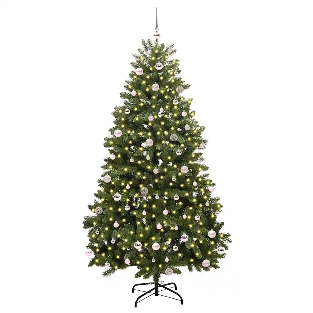 Albero di Natale artificiale Verde 240 cm PVC e Metallo