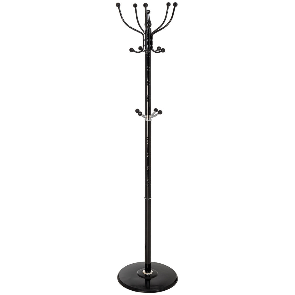 Perchero de metal negro 176h cm