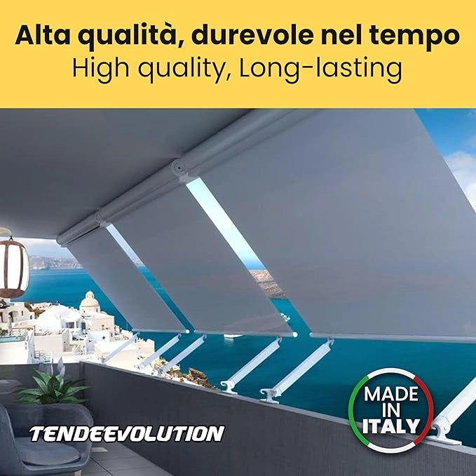 Perno Fisso Per Tenda Da sole - Piastra in Acciaio Zincato Per Tende Da Sole
