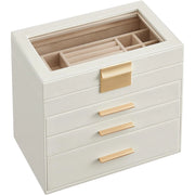 Portagioie Elegance a 4 Livelli Bianco e Oro