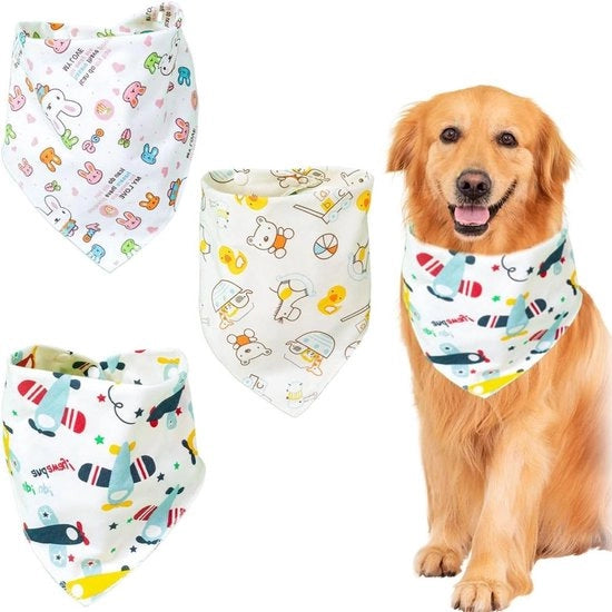 Collari per animali a forma di triangolo - Adattabili - Pacchetto da 4 pezzi