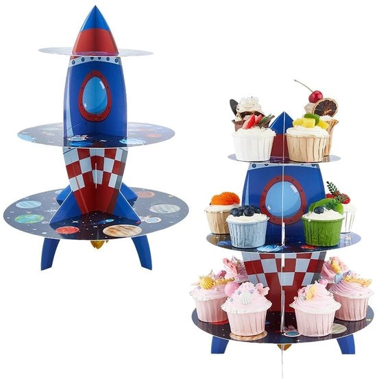 2 Piani di Presentazione per Cupcake a 3 Livelli 

Specifica tecnica: 2 pezzi