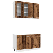 Unità Cucina LYON 4 pcs Legno antico Legno ingegnerizzato 3438361