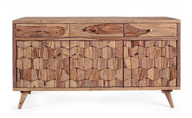 Credenza 3 Ante 3 Cassetti 132x40x77h cm Kant