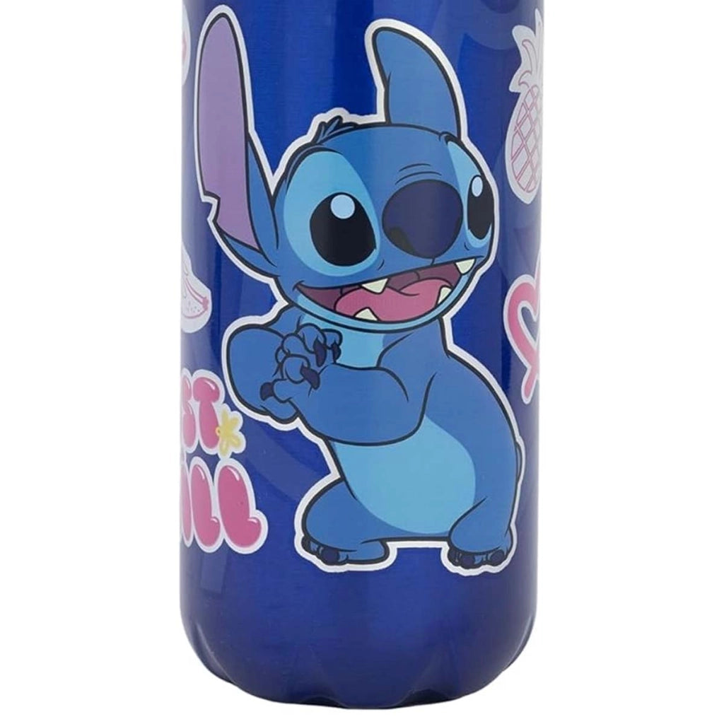 Borracca 600ml Stitch per Bambini Collezione Palms Blu Disney