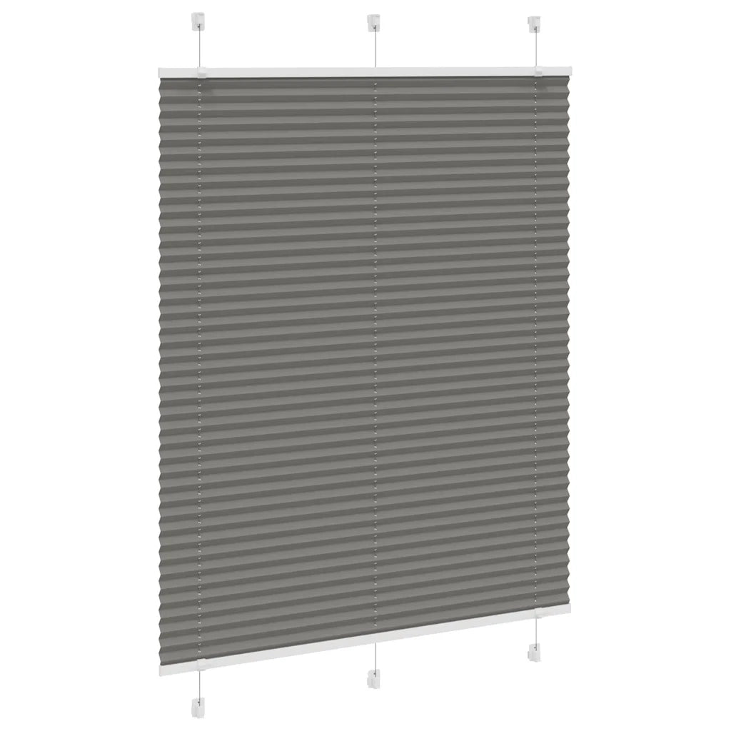 Tenda Plissettata | Tenda pliss¨¨ Antracite 110x100cm Larghezza Tessuto 109,4cm