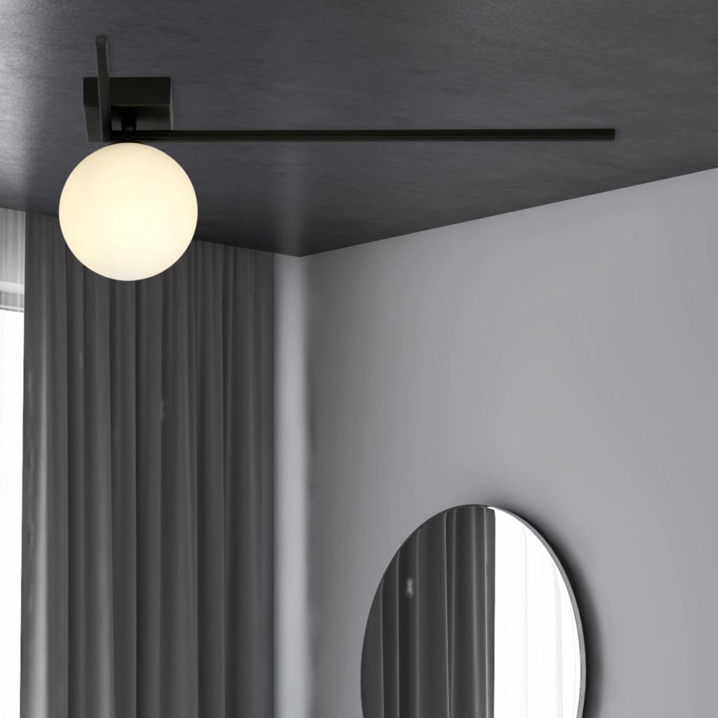 Emibig Imago lampada soffitto/parete 1xE14 nero opale