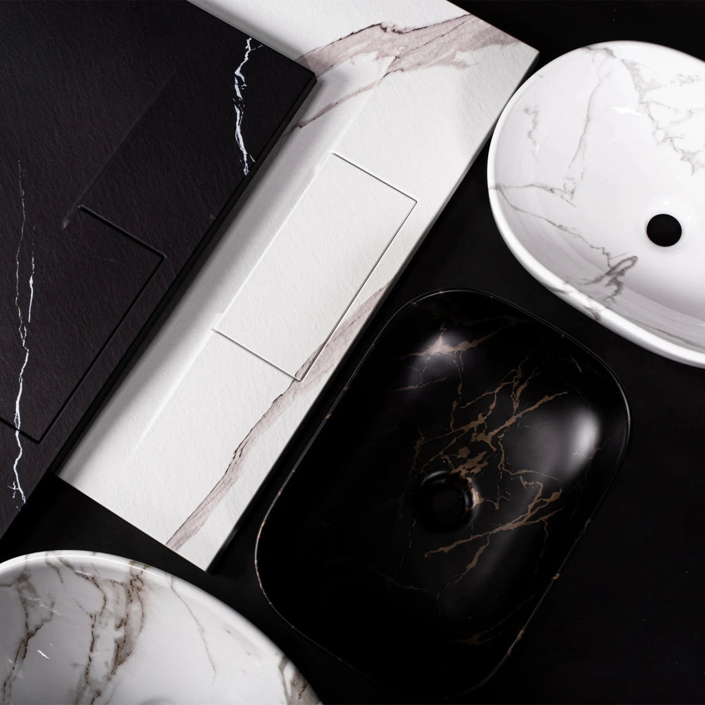 Lavabo Monolitico Blanka Marble