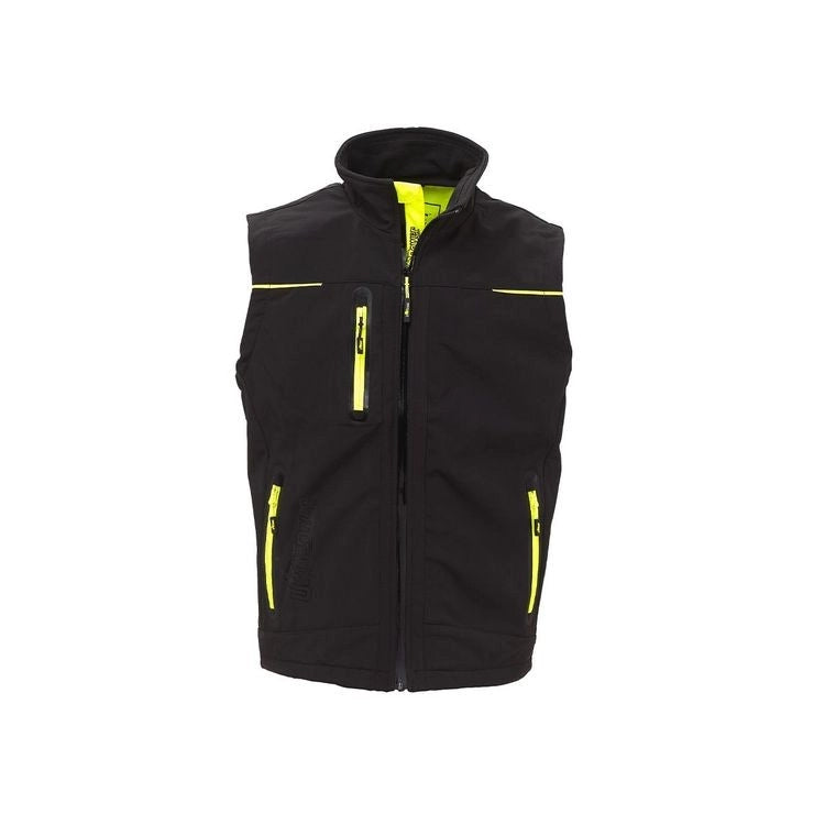 Gilet Soft Shell Universe Upower Black Carbon Xxl