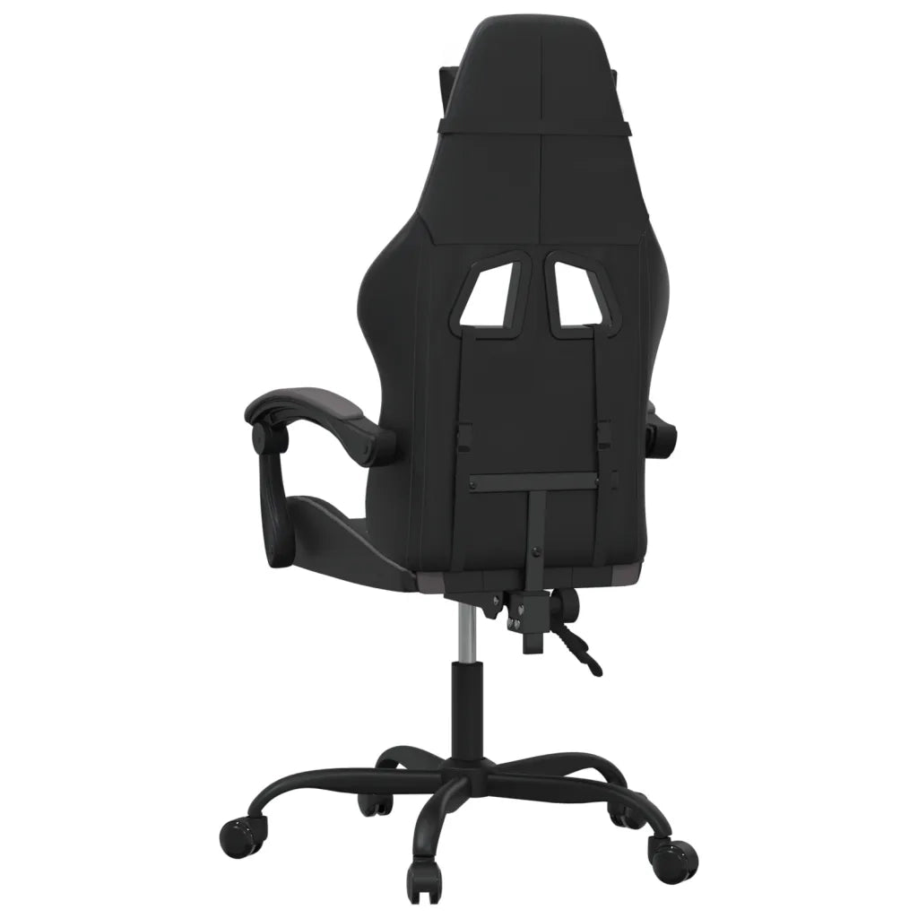 Sedia da Gaming Nera e Grigia in Similpelle 3143894