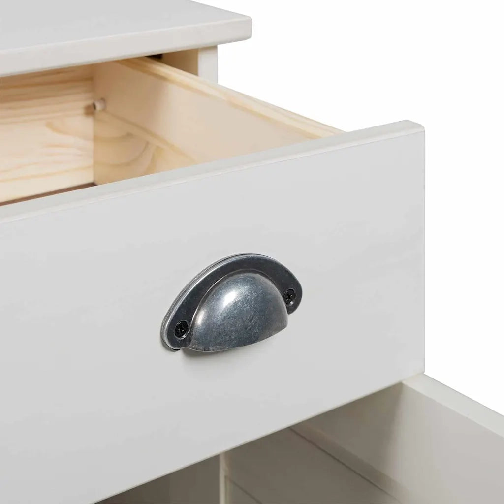 Mobile da Bagno VIGO Bianco e Bianco Antico 68 x 34 x 80 cm 4019110