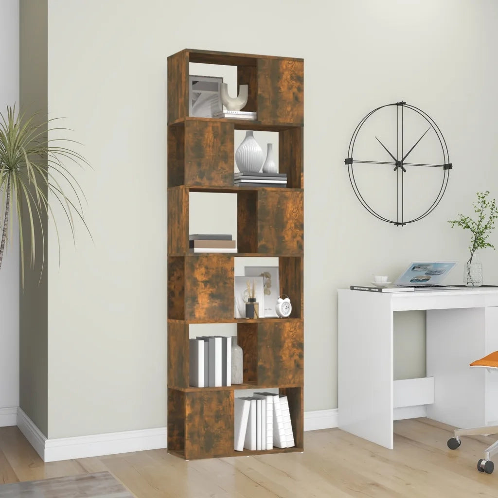 Divisorio-Paravento Rovere Fumo 60x24x186 cm