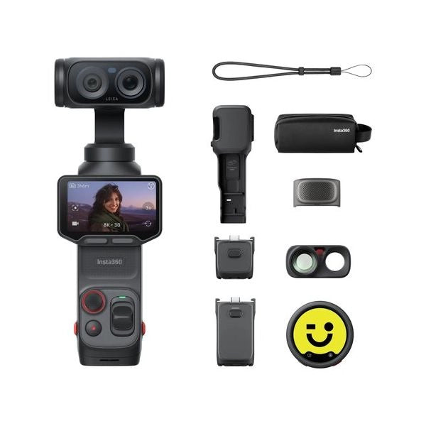 Action cam insta360 935535 luna ultra pack content creator black