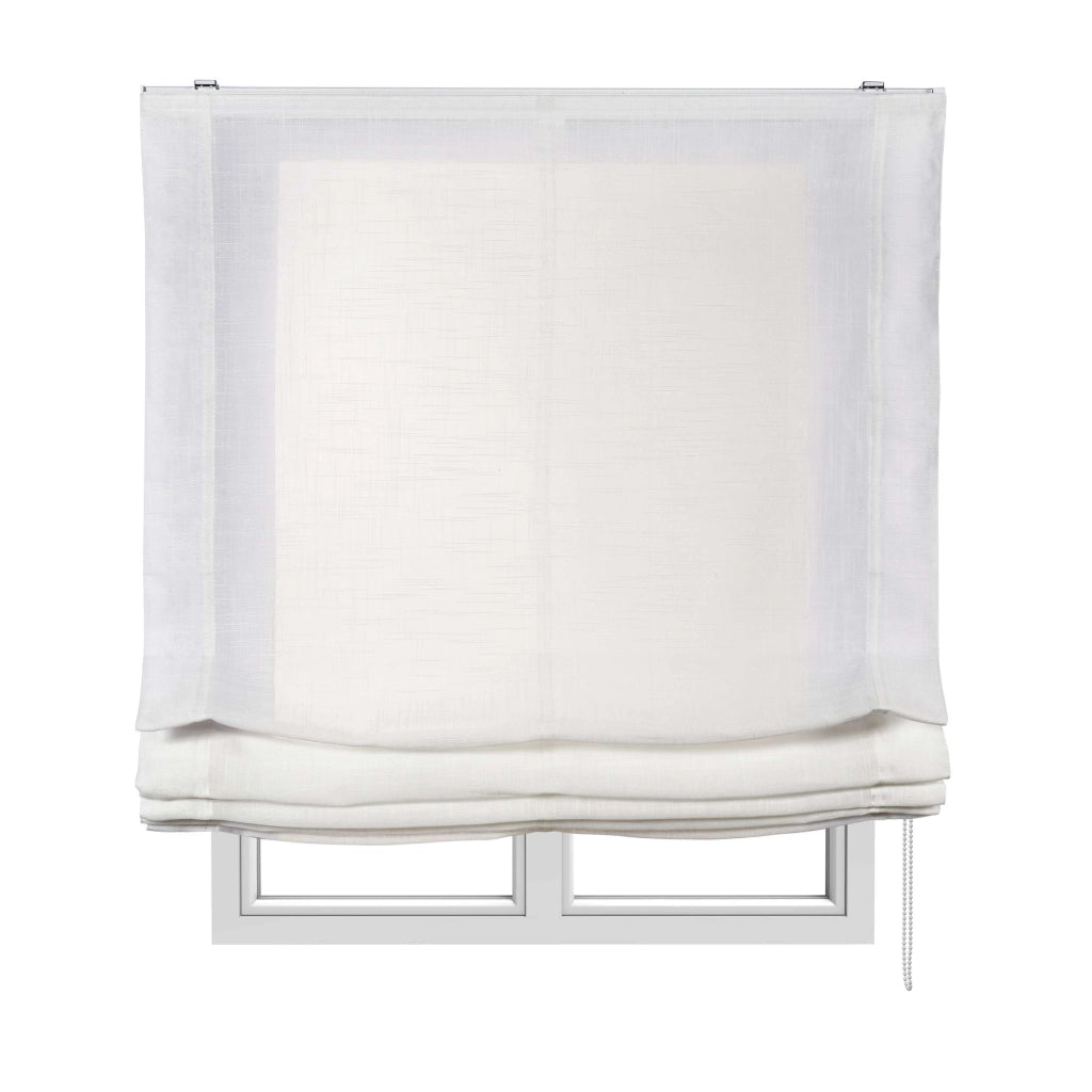 Tenda a Pacchetto Senza Astine Bianco 75x175 cm