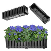 Vaso da fiori per balcone KADAX 58x18x16,5 cm Antracite