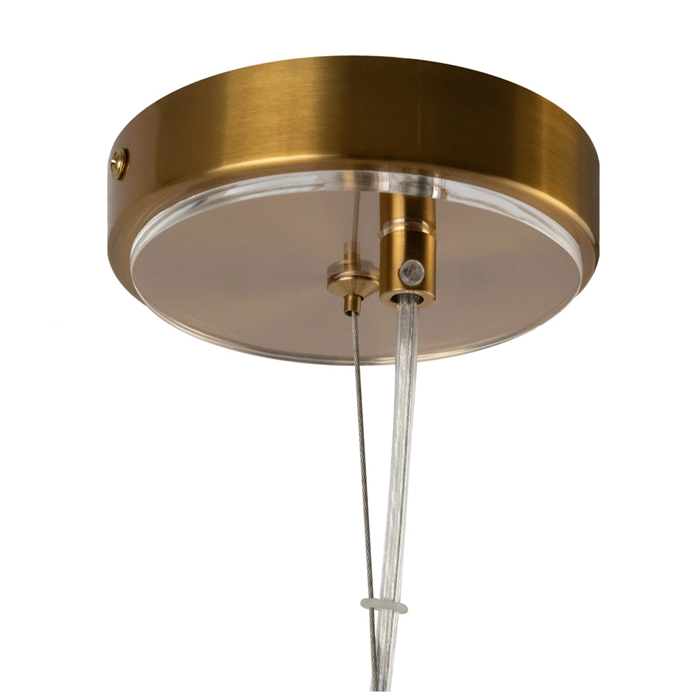 Lampada a sospensione Maytoni Arco ottone 3 luci Ø35