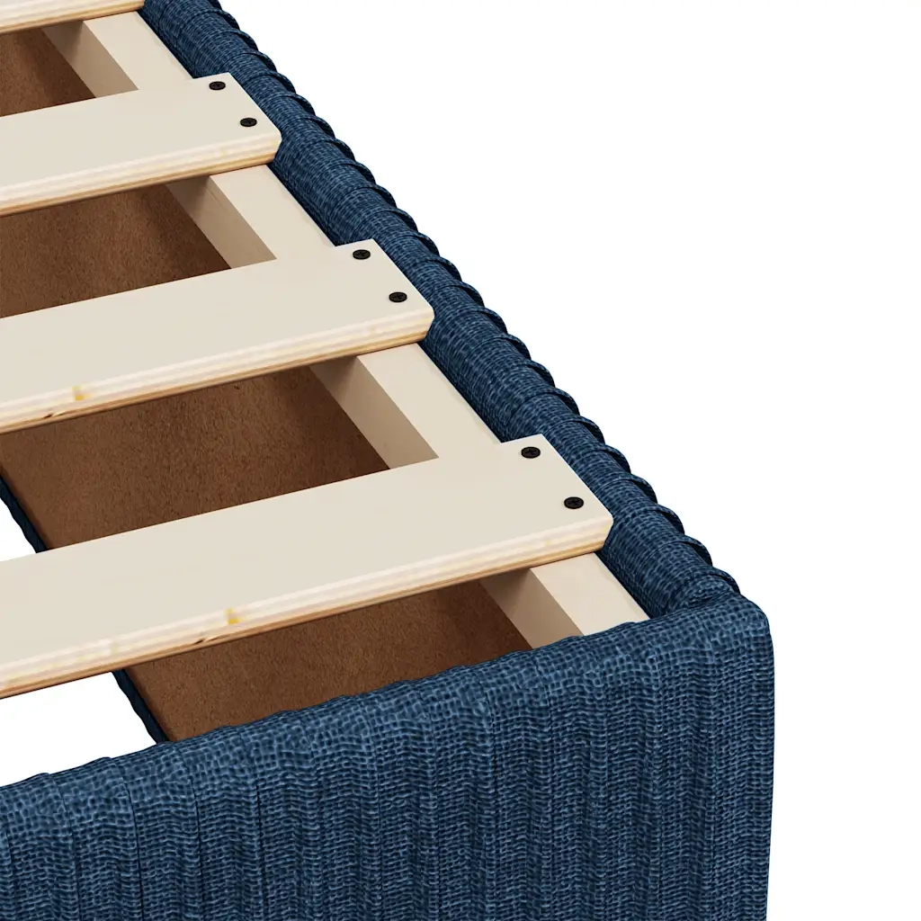 Giroletto senza Materasso Blu 90x200 cm in Tessuto 3284913