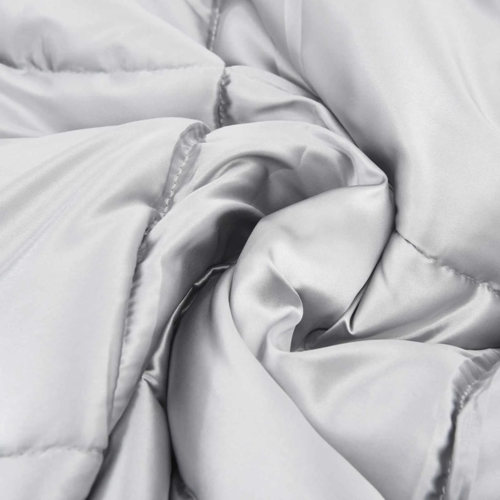 Piumone Completo Annuale Argento 220 x 240 cm Satin e Micropile 42025833