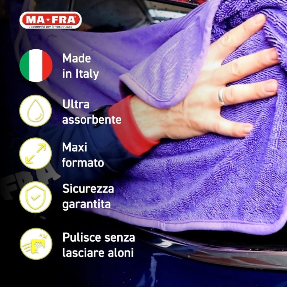 Mafra super dryer panno in microfibra ultra-assorbente asciugatura auto 60x80 cm