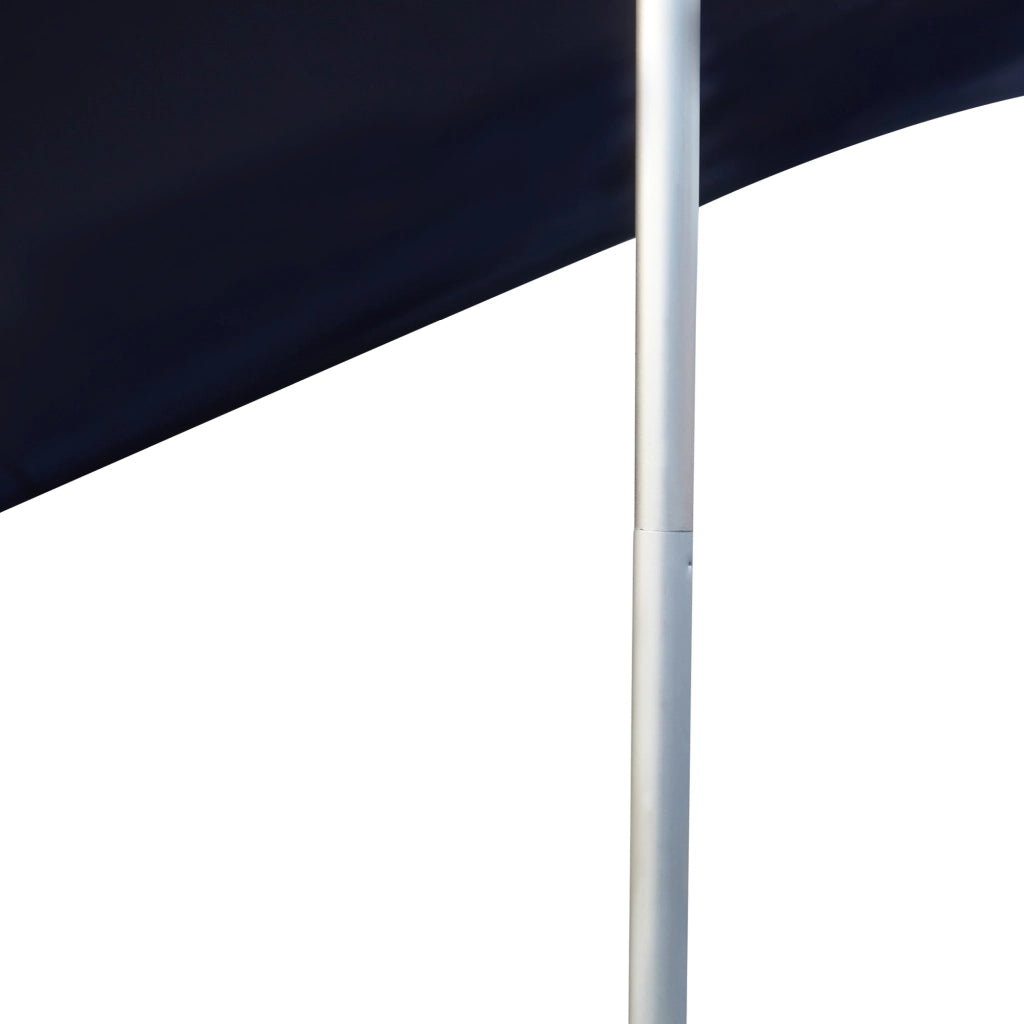 Telo Parasole a Vela Bernheze con 2 Pali 270x270x210 cm Blu pro.tec