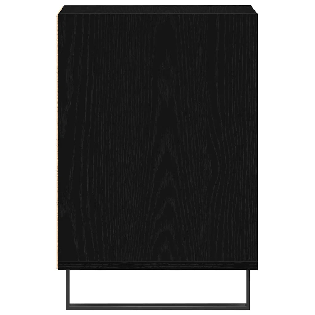 Set mobile TV Rovere Nero 100 x 35 x 55 cm Legno multistrato 862970