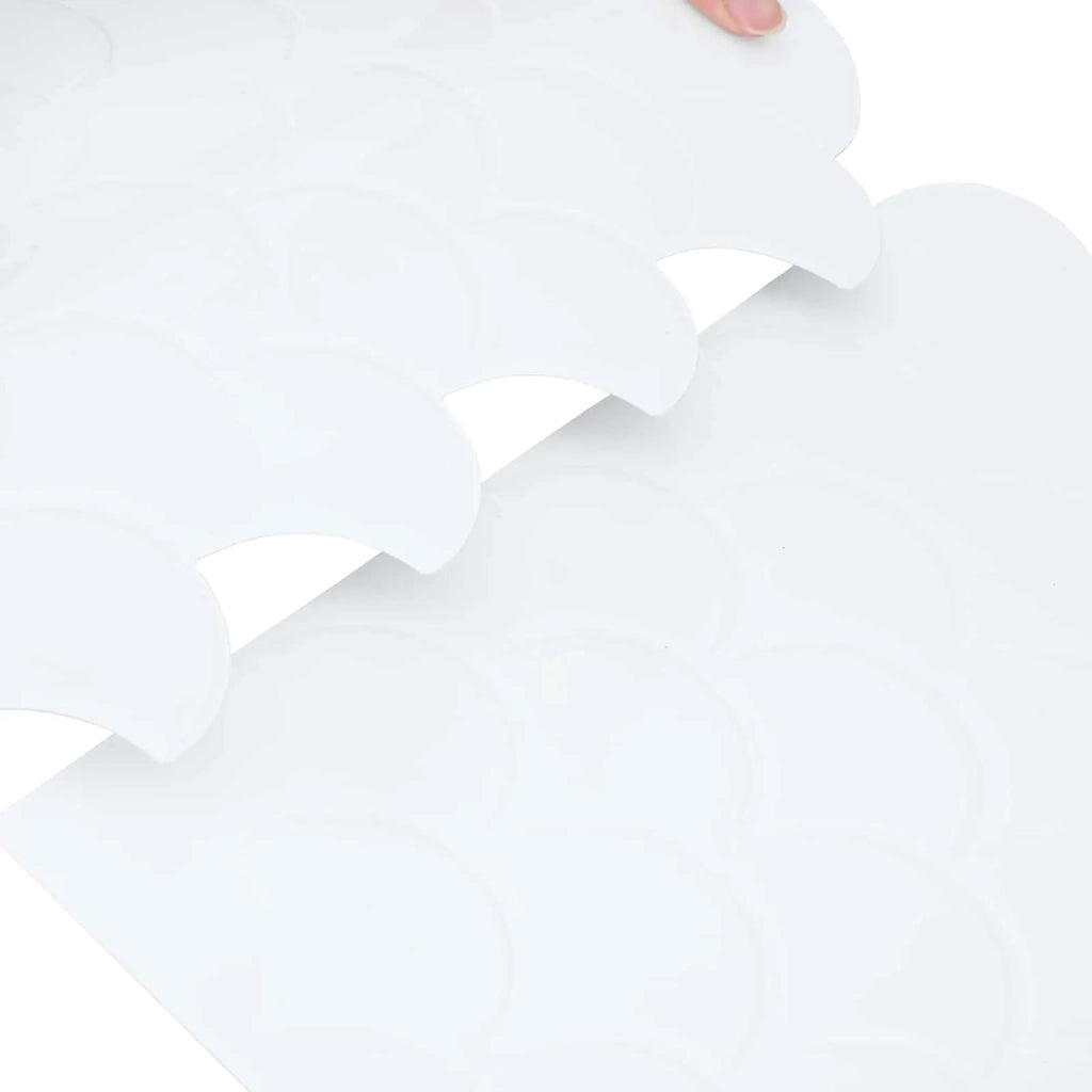 Piastrella a scaglie di pesce 20 pcs Bianco 30 x 30 cm 42046214