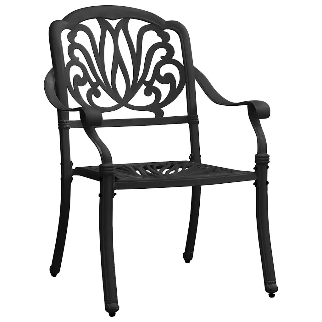 Set da Bistrot 3 pz in Alluminio Pressofuso Nero 3070572