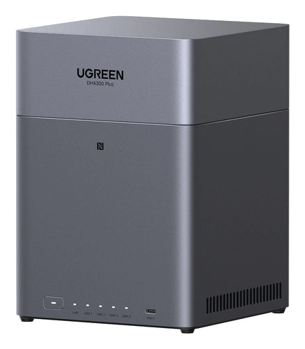 Ugreen DH4300 Plus NAS Mini Tower 8 GB LPPDDR4X UGOS Pro Grigio