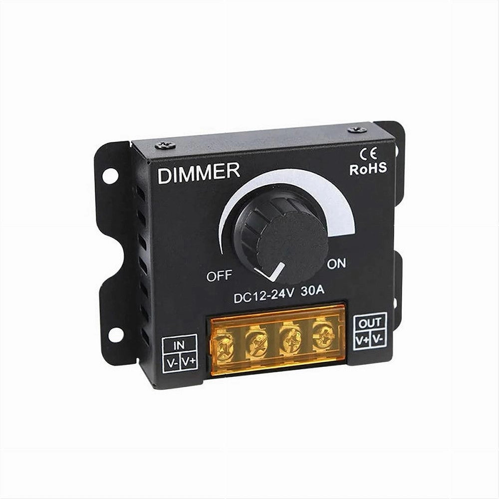 Trade Shop - Dimmer Per Luci Led Monocolore Interruttore Controller Manopola 12-24v Dm-12-24v -