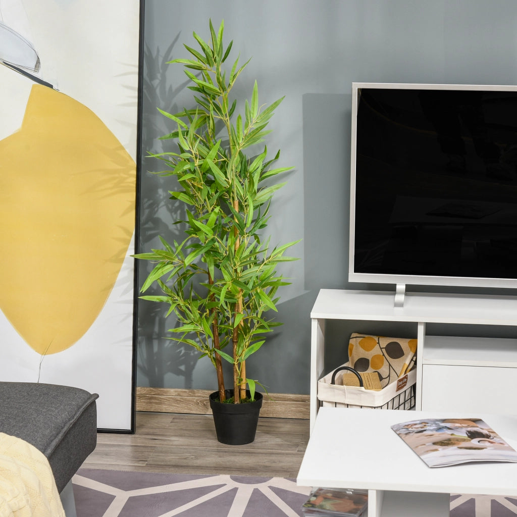 Pianta artificiale di bamb¨´ con vaso ¨C zephmum ¨C altezza 120 cm