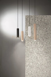 SOSPENSIONE FILO PICCOLA ORO  H.25CM D.5,5CM 1 LUCE ATTACCO GU10