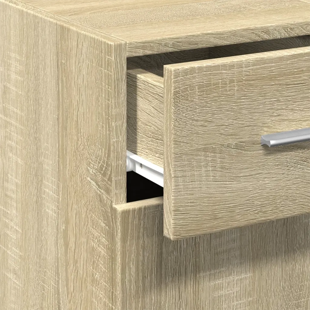 Credenza Rovere Sonoma 30x42,5x93 cm in Legno Multistrato 846273