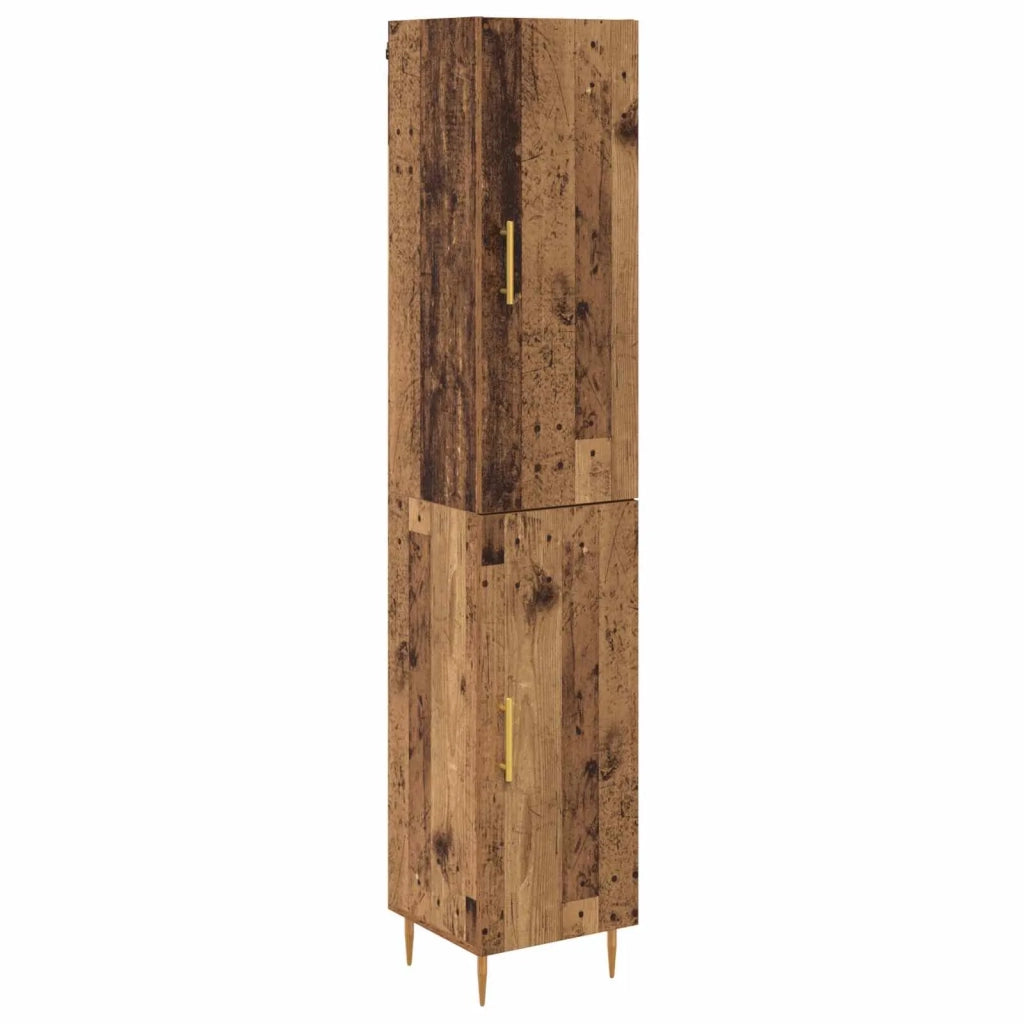 Credenza 2 pcs Legno vecchio Legno multistrato 3415691
