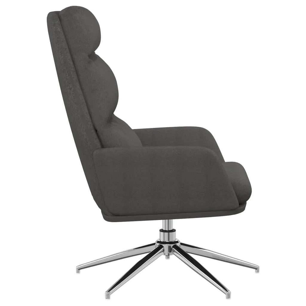 Poltrona Relax Grigio Scuro in Tessuto 341131